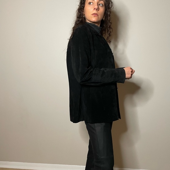 Black suede jacket - Picture 2 of 3